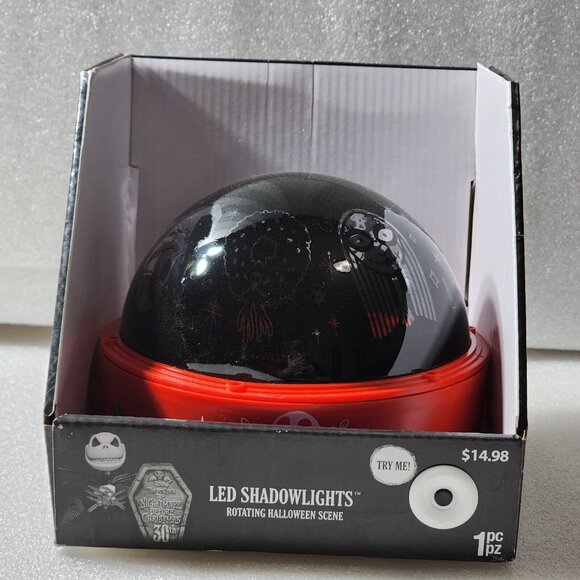Nightmare Before Christmas LED Shadowlights Rotating Halloween Scene 2023 New - Picture 1 of 5